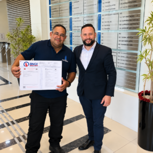 Apresentação de Certificado no Lobby Corporativo