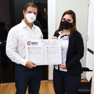 Certificado BNGV em Reunião Profissional