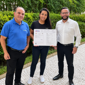 Entrega de Certificado ao Ar Livre
